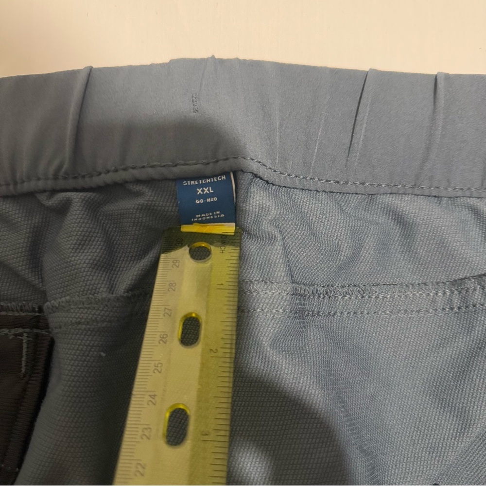 Mens StretchTech GO H2O Jogger Pants XXL Blue Athletic Lightweight Cuffed Drawst - Picture 2 of 7